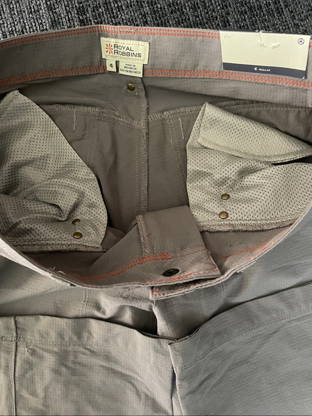 Royal Robbins Women's Straight Leg Pants in Gray - Picture 6 of 6